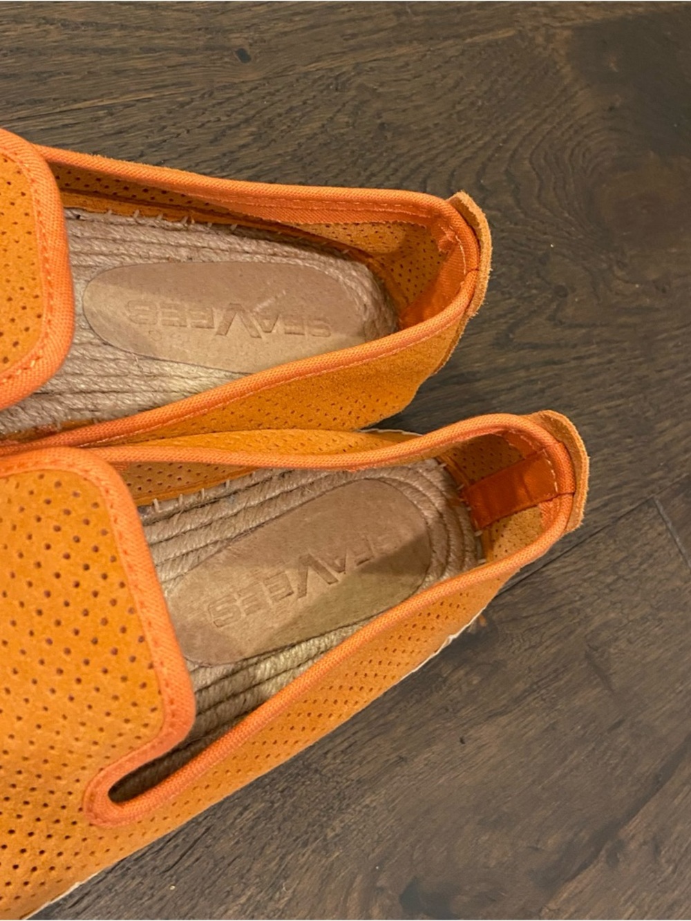 Seavees Womens Shoes Ocean Park Espadrille Orange Beach Shoes 8.5 - Picture 4 of 8